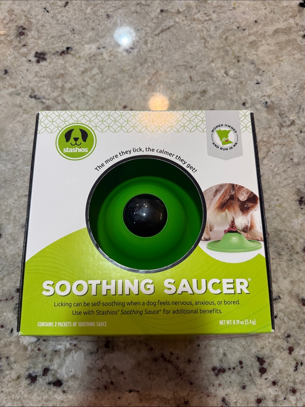 Soothing Saucer Calming Lick Bowl - Green